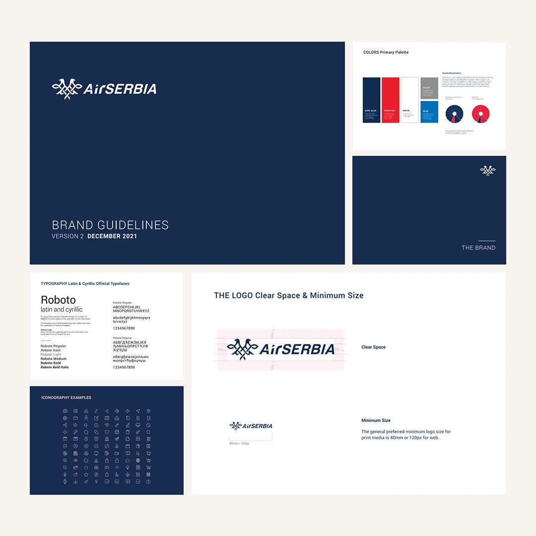 celostna grafična air serbia
